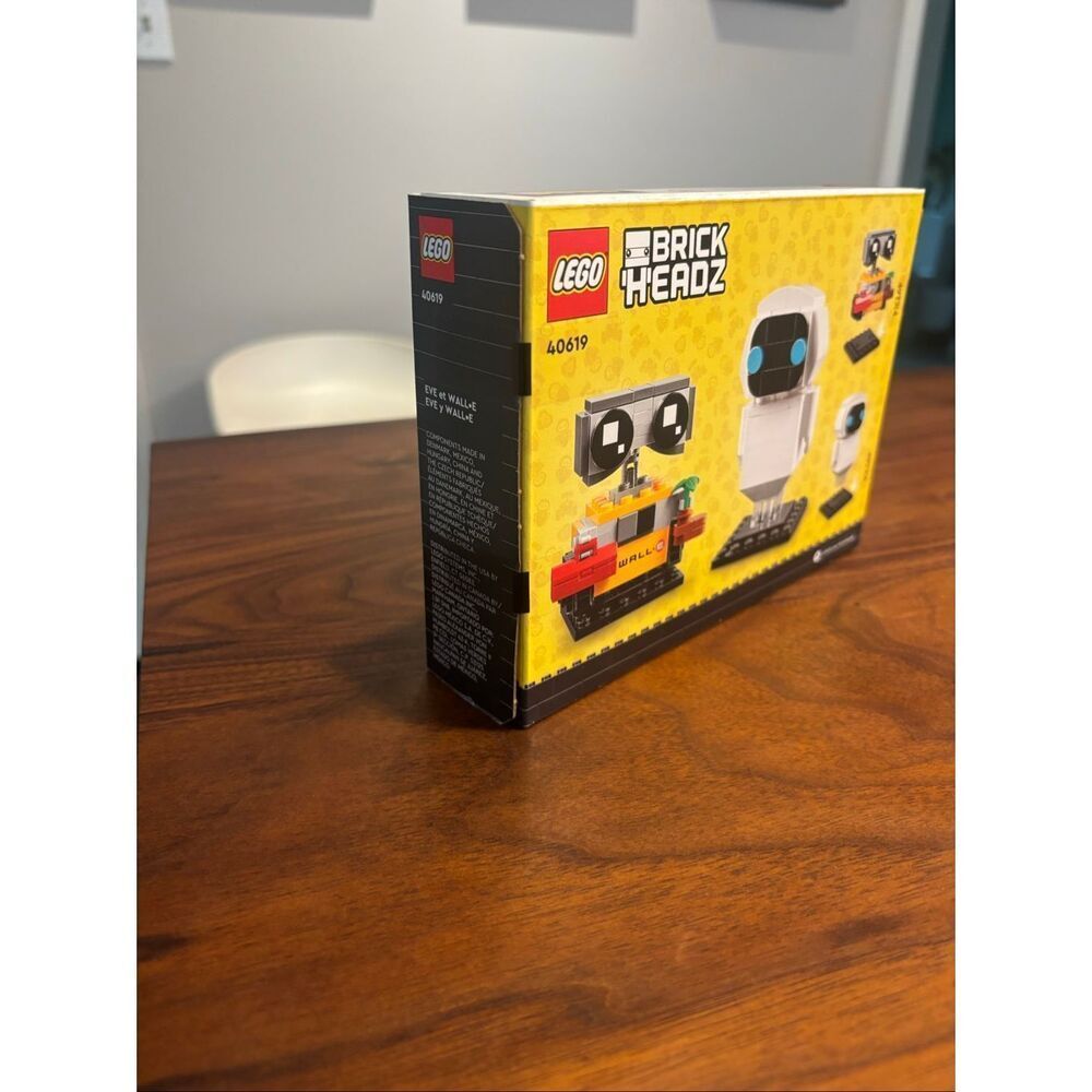 Lego Kids' Multicolor Brick Headz Wall-e and Eve Set 155 pieces 40619 OS NWOT - Picture 5 of 5